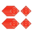 thumbnail image 3 of Drezz 10 Pcs Couplets du Nouvel An Chinois Rouge Xuan Doufang Papier Inscriptible Vierge Caractères Fu Papier Calligraphie Papier de Riz Rouge Couplets de Porte Adaptés pour Festival Culturel Asiatique Famille 20 Pcs 34cm, 3 of 8