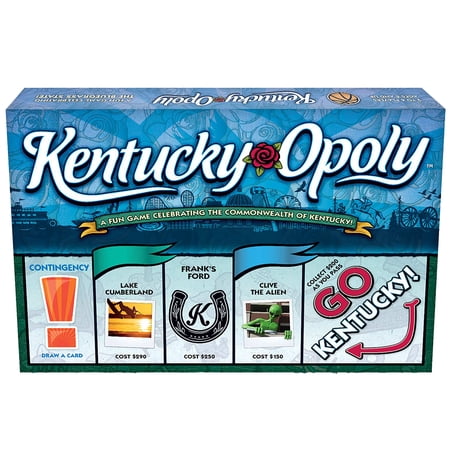 Late For The Sky: Kentucky-Opoly - State Themed Opoly-Style Board Game, Landmark Properties, Family Strategy, 2-6 Players, Traditional or 1hr Version