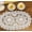 White, variant on Handmade Crochet Cotton Table Runner Lace Doilies Doily Oval Dresser Scarves