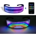 thumbnail image 2 of Gafas Led Con Bluetooth Que Cambian De Color, Gafas Led Con Control Por Aplicación Bluetooth Para Fiestas, Gafas De Sol Con Emociones Intermitentes Diy Para Hombres Y Mujeres Monstrate HA036669-00, 2 of 6