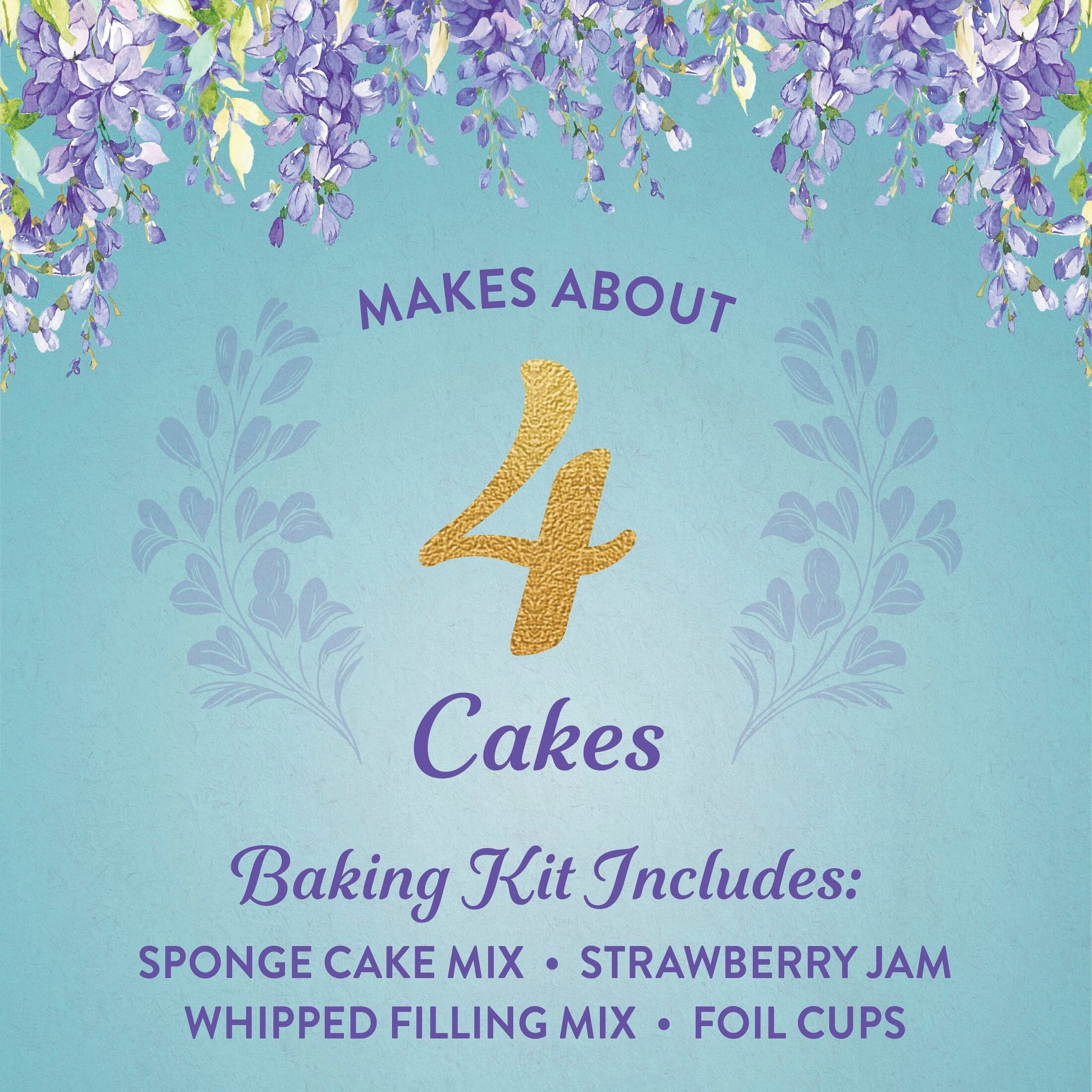 Betty Crocker Bridgerton Petite Sponge Cake Baking Kit, 8.6 oz