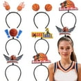 thumbnail image 2 of Fashionable Basketball Letter Hairhoop Competitive Sport Hairband Breathable Daily Wear Hair Accessory For Adult Kid, 2 of 8