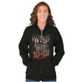 thumbnail image 3 of My 9-5 Job Deer Hunting Antlers Zip Up Hoodie Men's Women's Brisco Brands L, 3 of 6