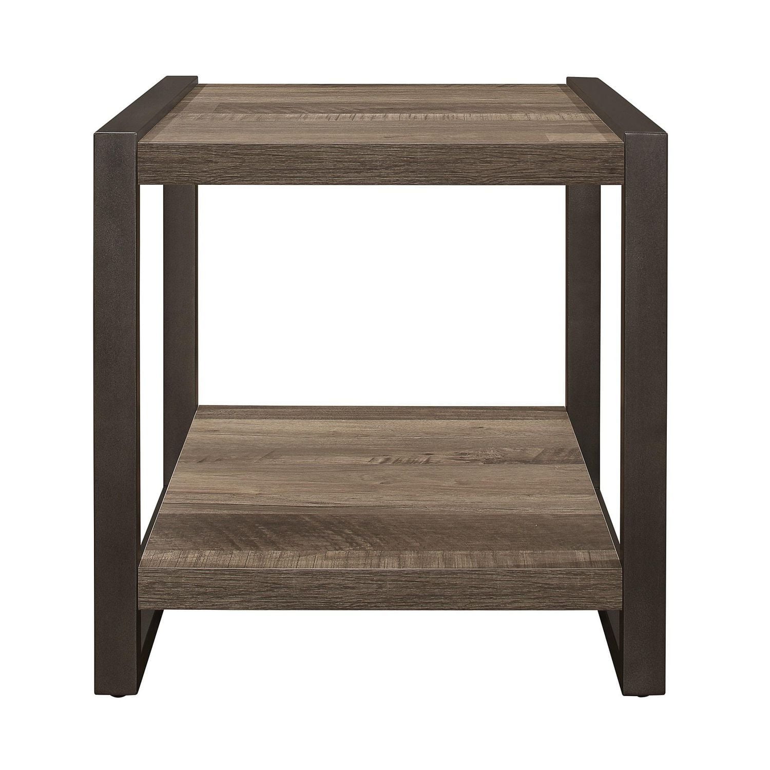 Topline Home Furnishings Brown Melamine End Table