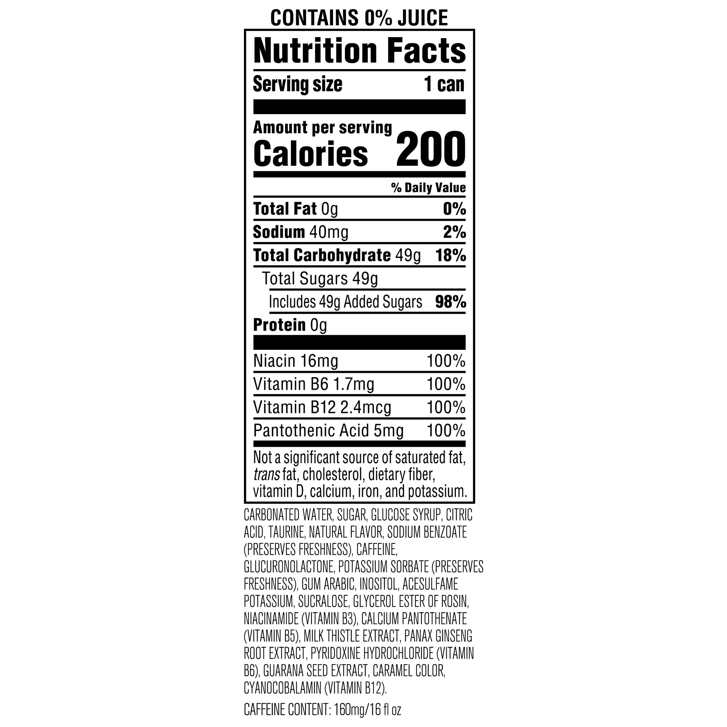 Rockstar Freeze Frozen Lime Energy Drink, 16 fl oz Can
