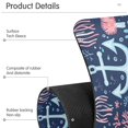 thumbnail image 4 of Yayeee Faucet Mat for Kitchen Sink 14.7" Diatomite Long Splash Guard Pad, Light Blue Anchor, 4 of 7