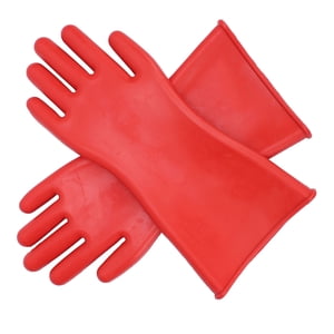 Gants isolants électriques, gants de protection de sécurité Conception ergonomique pour les chantiers de construction