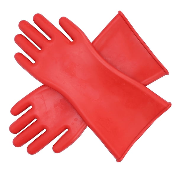 Guantes De Trabajo Protectores De Seguridad, Buen Rendimiento De Aislamiento, Guantes Con Aislamiento Eléctrico En Forma De Palma Para Sitios De Construcción