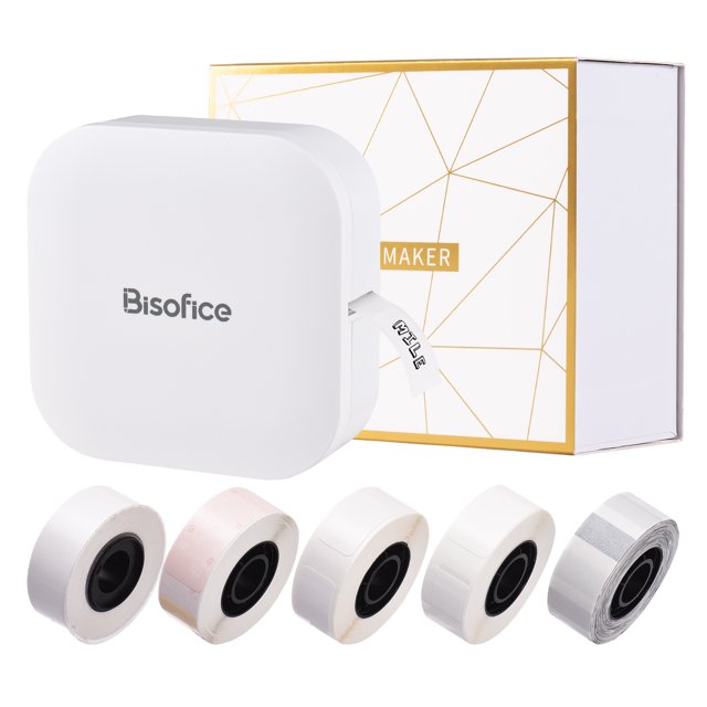 Q30 Máquina para hacer etiquetas Mini impresora de etiquetas térmicas de bolsillo Todo en uno B Bisofice Impresora de etiquetas