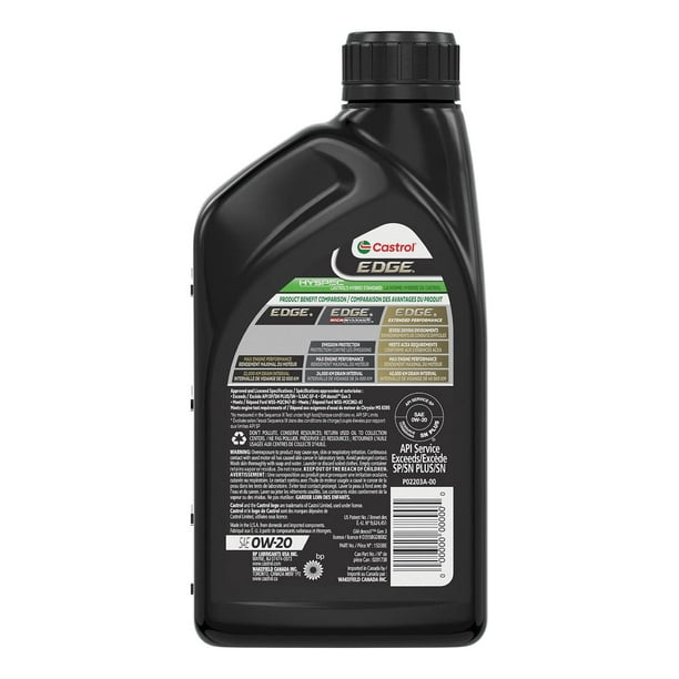 Castrol EDGE 0W20 Full Synthetic 1L - Walmart.ca