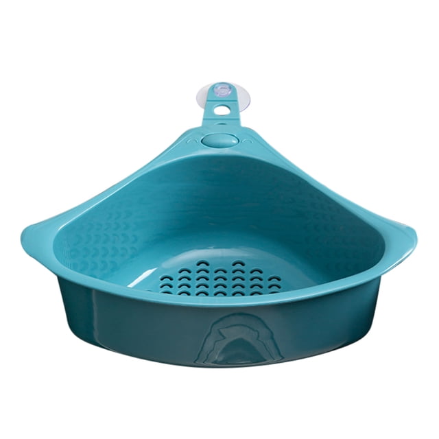 Kitchen Sink Drain Basket Swan Drain Rack Swan Shape Sink Basket Kitchen Triangular Sink Drain Filter Basket Shelf Storage Rack Sponge Holder