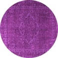 thumbnail image 1 of Ahgly Company Indoor Round Persian Pink Traditional Area Rugs, 3' Round, 1 of 4