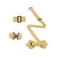 thumbnail image 4 of INSPIRE CHIC Men's Diamond Pointed Bowties Pre-tied Solid Bow Ties for Formal Wedding Champagne, 4 of 4