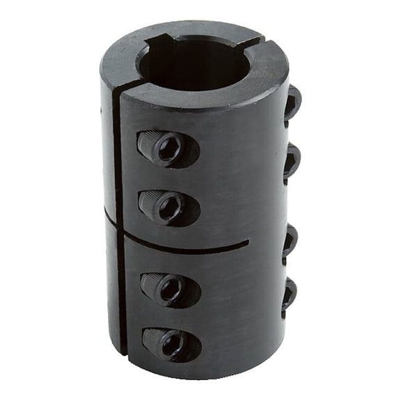 Climax Metal Products Rigid Shaft Coupling,Clamp,1-13/16" L 2ISCC-075-062KW