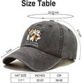 thumbnail image 2 of That's What I Do I Pet Cats Funny Distressed Washed Black Baseball Cap, Vintage Adjustable Cotton Cap, Birthday for Mom Grandma Cat Lover, 2 of 2