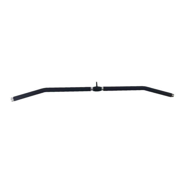 S SERENABLE Bar Curl Tricep Press Down Bar Exercises Muscle Building Metal Wear Resistant Non Slip Grip Reliable Training Accessories Double Rings