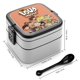 thumbnail image 2 of The Loud House Fiambrera de Doble Capa, Contenedor de Almuerzo Portátil Apilable, Almacenamiento de Alimentos Hermético a Prueba de Fugas, 1000ml, 2 of 6
