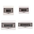 thumbnail image 2 of Monstrate White Electrical Distribution Boxes Surface Mounted Lighting Protection Indoor Wear-resistant Circuit Case Wire Breaker Accesorios para electrodomésticos Blanco 138x100x82mm, 2 of 5