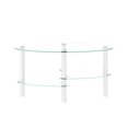 thumbnail image 4 of 3-layer Transparent Living Room Coffee Table - Stainless Steel Leg, Versatile Design With Leg Glass, For Various Rooms, 4 of 6