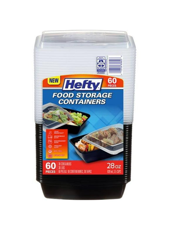 Hefty Meal Prep Containers in Food Storage Containers