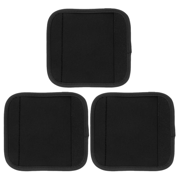 UPOUART 3pcs Anti-Slip Handle Cover Protective Padding For Fitness Training Black