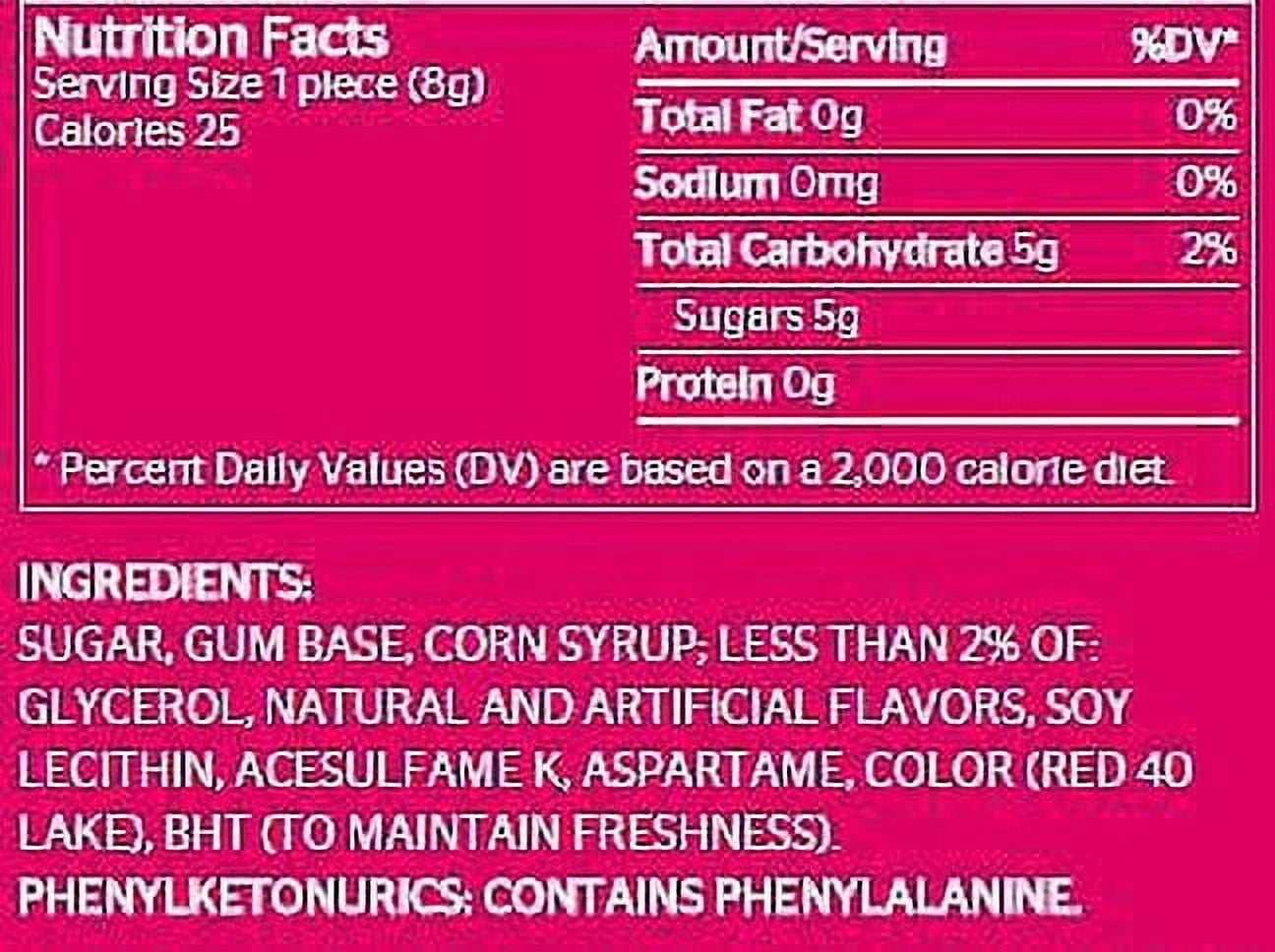 Hubba Bubba Max Outrageous Original Gum, 18 Count