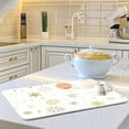 thumbnail image 6 of Winter Snowflake White Dish Drying Mat for Kitchen Countertop 16x18 Christmas Snow Golden Xmas Small Drying Mat Reusable Quick Dry Dish Sink Mats Easy Clean Decorative Essentials, 6 of 7