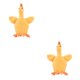 thumbnail image 1 of Qarigey Cartoon Duck Shoulder Bag Soft Fleece Bags  Tote Shoulder Messenger Handbag 2piezas Amarillo, 1 of 1