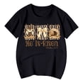 thumbnail image 4 of LRen Easter Shirts for Girls Cartoon Bunny Short Sleeve T-Shirt Easter Day Easter's Day Pullover Tops T-Shirts Infant To Big Kid, 4 of 5