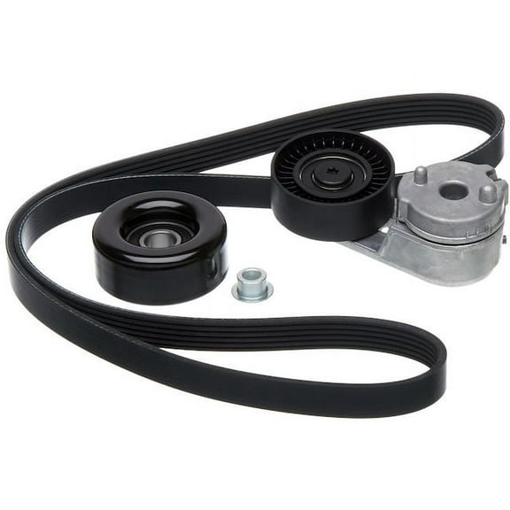 Serpentine Belt Drive Component Kit - Compatible with 1999 - 2004 Jeep Grand Cherokee 4.0L 6-Cylinder GAS 2000 2001 2002 2003