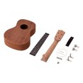 thumbnail image 2 of Kit de ukelele de 21 pulgadas sin terminar DIY Ukelele Cuerpo de madera contrachapada Okoume Cuello Abanopi Ukelele, 2 of 7