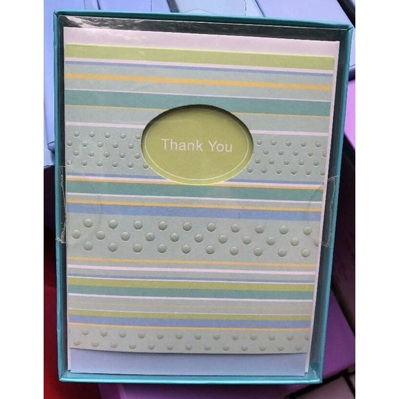 American Greetings Thank You Note Cards 10 w Envelopes NEW