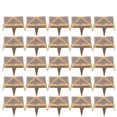 thumbnail image 4 of Square Rivet, DIY Bag Leather Crafts, Metal Rivets for Clothing Accessories, 100 PCS 9MM, Gold Silver Gun Color Bronze, Decorative Clothes, Bags, Shoes, 4 of 7