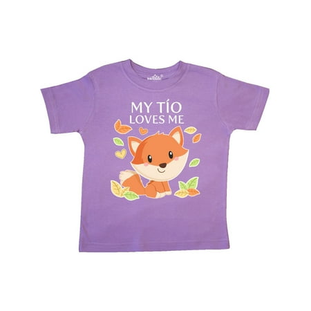 

Inktastic My Tío Loves Me- little fox Gift Toddler Boy or Toddler Girl T-Shirt