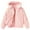 r-238Light Pink1, variant on MEZZALL Kids Winter Girls Hooded Jacket With Jacquard Pattern Cozy Plush Long Sleeve Outerwear Solid Color Cold Weather Coats Birthday Child Streetwear