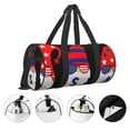 thumbnail image 3 of Honeii 4th of July Gnomes Print Duffle Bag and Adjustable Strap,Foldable Travel Duffel Bags for Men Women,Waterproof Duffel Bags, 3 of 6