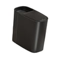 thumbnail image 4 of Cubo de basura pequeño, compacto y delgado de 12 l con tapa para el baño. negro, 4 of 9