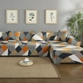 thumbnail image 4 of 2024 Sofa Cover Fit Stretch Slipcover Elastic Fabric Printed Pattern Chair Loveseat Couch Settee Non Slip Sofa Covers Furniture Cover Protector Washable, 4 of 9