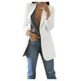 thumbnail image 1 of Cardigan Décontracté pour Femmes avec Poches Revers Manches Longues, 1 of 3