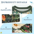 thumbnail image 2 of FORMRS Boys Rash Guard Short Sleeves Swim Shirt Quick Dry UPF 50+ Sun Protection, Sizes 3-12T, Floral Garden, 2 of 6