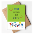 thumbnail image 1 of North China Handan Sign Art Deco Fashion Wedding Cards Congratulations Greeting Envelopes, 1 of 3