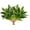 White Edge, variant on 4 Pcs Artificial Hosta Plants Outdoor, 16" Fake Tropical Green Plants, UV Resistant, Realistic, Faux Green Leaf Stems for Home Offices Outside Porch Patio Balcony Garden Indoor Table Décor