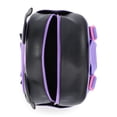 thumbnail image 2 of Kuromi Leather Ruffle Women's 10.5" Mini Backpack Purple, 2 of 4