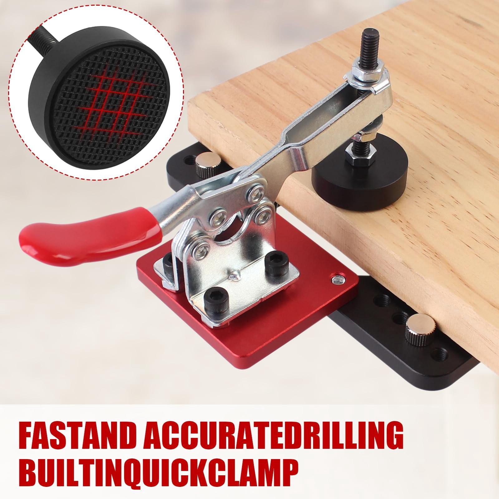 35mm Metal Concealed Hinge Jig Hole Drilling Jigs With Quick Clamp  Dust Vacuum Adapter Door Guide For Woodworking Cabinet Hinges Mounting Tool