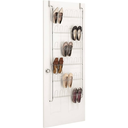Whitmor 18 Pair Over The Door Shoe Rack Walmart Com