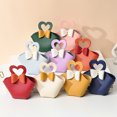thumbnail image 2 of CSChome Gift Bag 5Pcs Convenient Colorful Mini Handbag Faux Leather Gift Bag for Parties Weddings Decoration, 2 of 7