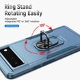 thumbnail image 6 of for Google Pixel 6 Case with Kickstand  Magnetic Ring Rugged Protective Military Grade Shockproof Case for Pixel 6 Phone Case (Navy), 6 of 9