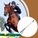 thumbnail image 1 of Fusta para montar , con agarre antideslizante, para carreras de caballos, equitación, competición, portátil y resistente., 1 of 8