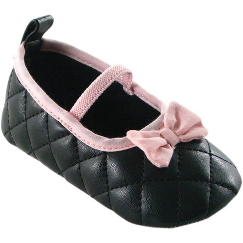 Luvable Friends Unisex-Child Sparkly Mary Jane Crib Shoe