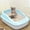 🔥 Light Blue_New, variant on onlyliua Semi-Enclosed Cat Litter Box Anti-Splash Odor Control Open Front Deodorizing Pan With Easy-Clean Removable Tray Durable Plastic Kitty Toilet For Indoor Use Litter Box